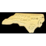 NORTH CAROLINA PIN NC STATE SHAPE PINS